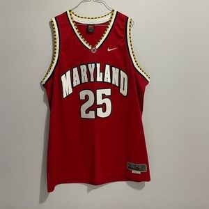 Men's Varsity Maryland Home Basketball Jersey